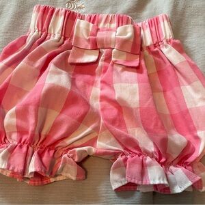 The Beaufort Bonnet Company Pink Plaid Kids Shorts